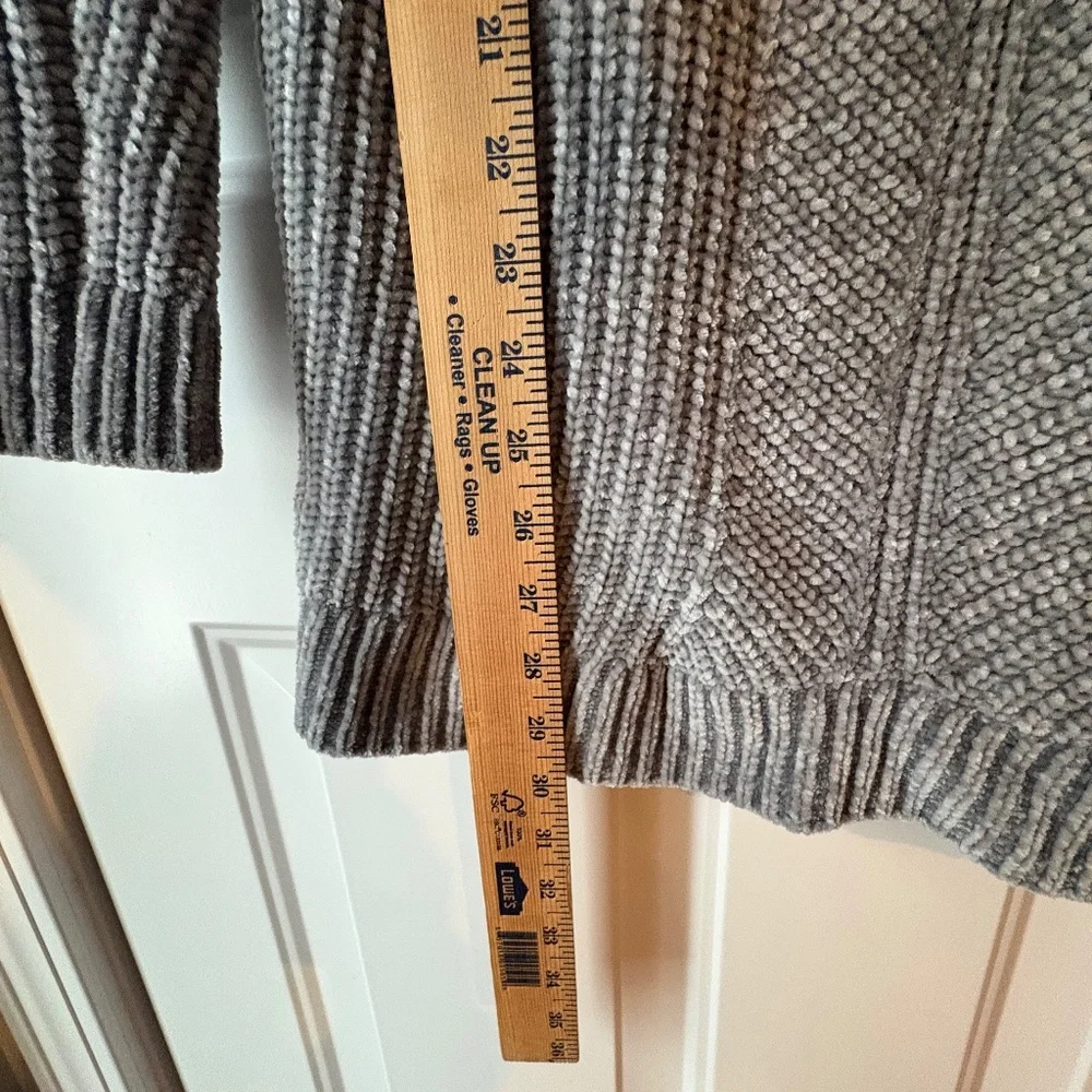 Liz Claiborne Cowl Neck Sweater Womens Size S Gray
